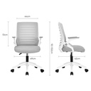 Deli Office Chair / Kursi Kantor / Kursi Kerja Desain Ergonomis E4938