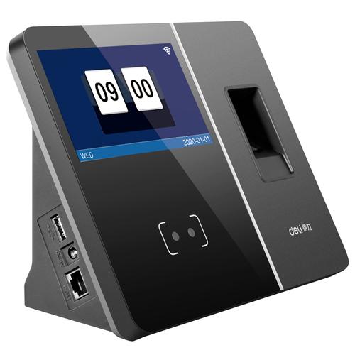 Deli Mesin Absensi Sidik Jari Fingerprint Wajah Kartu RFID E13750