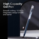 Deli Gel Pen / Pulpen Gel 0.5mm Tinta Hitam Isi 1 pcs ATK Kantor A127