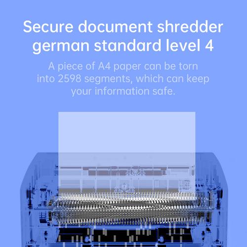 Deli Paper Shredder Mesin Penghancur Kertas A4 6 Lembar 16 L E9921-EU