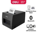 Deli Printer Thermal Struk Kasir Label 80 mm USB Bluetooth POS E886BW