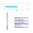 Deli Laser Pointer Wireless alat presentasi berbentuk pen 2 warna 3934