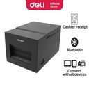 Deli Printer Thermal Cetak Struk Kasir 58 mm USB Bluetooth POS E581PW