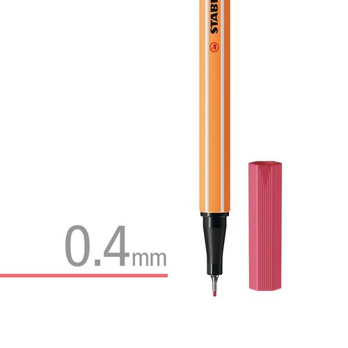 STABILO Point 88 Strawberry Red / Fineliner / Pen Warna Merah