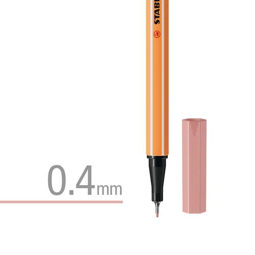 STABILO Point 88 Blush / Fineliner / Pen Warna Soft Pink