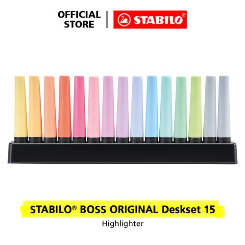 STABILO BOSS ORIGINAL Pastel Deskset 15 / Limited Edition / Highligher