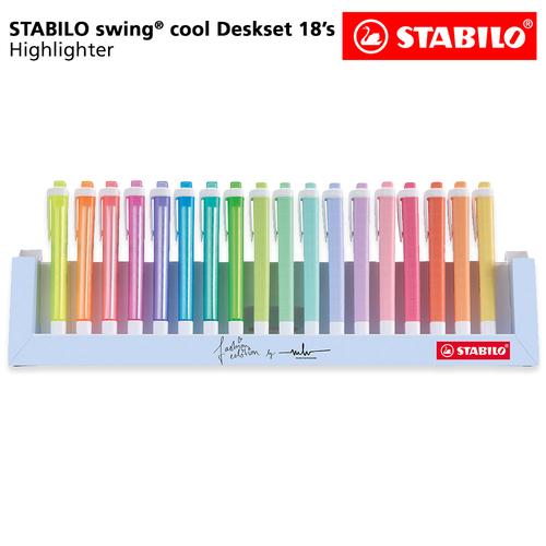 STABILO swing cool Deskset 18's / Fashion Edition / Highlighter