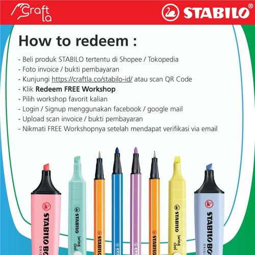 STABILO Set 18 - Pen 68 Starter Pack / Highlighter Marker and Pen