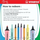 STABILO Set 18 - Pen 68 Starter Pack / Highlighter Marker and Pen