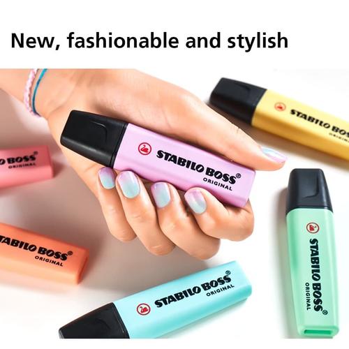 STABILO BOSS PASTEL Dash of Lime / Highlighter Warna Kuning Lemon