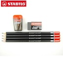 STABILO Exam Grade - Sharpener / Rautan Serutan Pensil Kayu Ujian UNBK