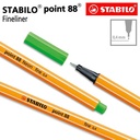 STABILO Point 88 Neon Green Isi 1 pcs / Fineliner / Pen Warna Hijau