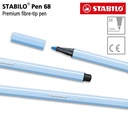 STABILO Pen 68 Ice Blue 1 pcs / Highlighter Pen / Marker / Biru