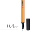 STABILO SET 3 - Point 88 - Red Brown Black / Fineliner / Pen Hitam