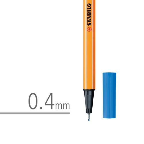 STABILO Point 88 Ultramarine 1pcs / Fineliner / Pen Warna Biru Muda