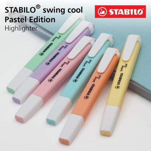 STABILO Swing Cool Pastel Milky Yellow / Highlighter Warna Kuning