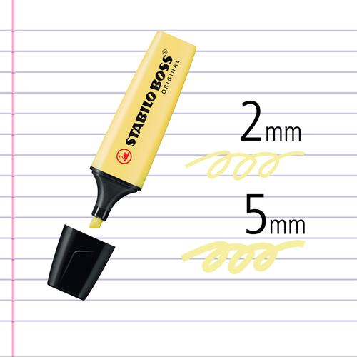 STABILO BOSS PASTEL Milky Yellow / Highlighter Original Warna Kuning