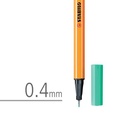 STABILO SET 5 - Point 88 Green Shade Brown / Fineliner / Pen Hijau