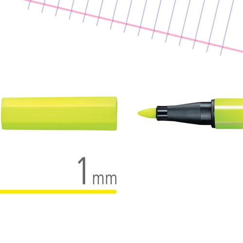 STABILO Pen 68 Fluorescent Yellow 1 pcs / Highlighter Pen / Marker