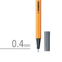 STABILO Point 88 Dark Grey 1pcs / Fineliner / Pen Warna Abu Tua