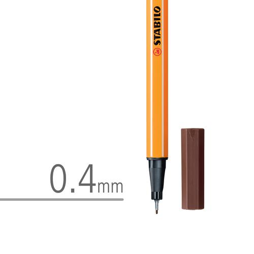STABILO Point 88 Brown 1pcs / Fineliner / Pen Warna Cokelat