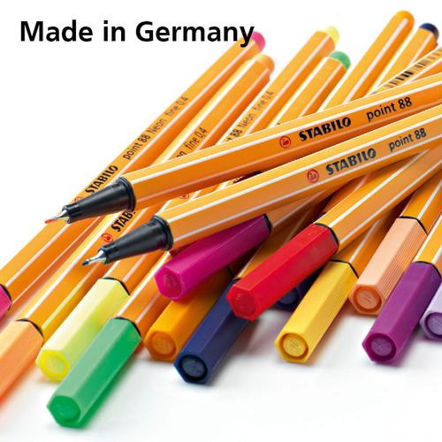 STABILO Point 88 Ultramarine 1pcs / Fineliner / Pen Warna Biru Muda