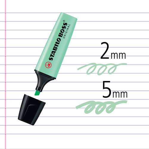 STABILO BOSS PASTEL Hint of Mint / Highlighter Original Warna Hijau