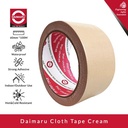 Daimaru Cloth Tape Lakban Kain Warna Cream 48 mm x 12 meter 1 Roll