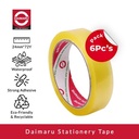 [Dapat 6pcs] Daimaru Stationery Tape 24mm x 72 Yard