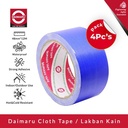[Dapat 4pcs] Daimaru Cloth Tape Biru 48mm x 12m