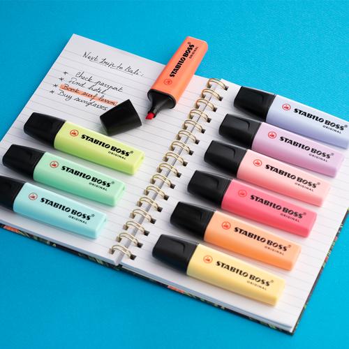 STABILO SET 10 - BOSS Pastel Edition All / Highlighter Original 10 pcs