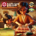 Daimaru Cling Wrap 30 CM X 500 M Tebal 12 Micron Food Grade