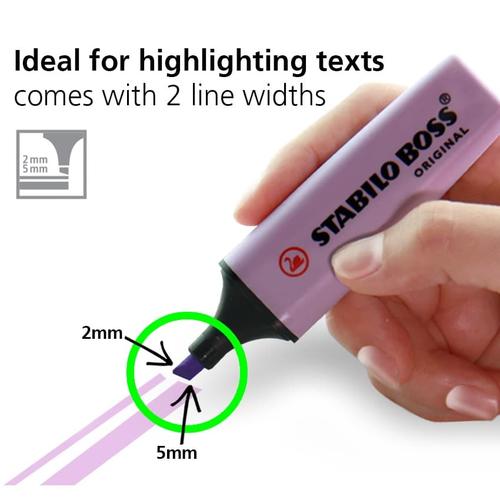 STABILO SET 10 - BOSS Pastel Edition All / Highlighter Original 10 pcs