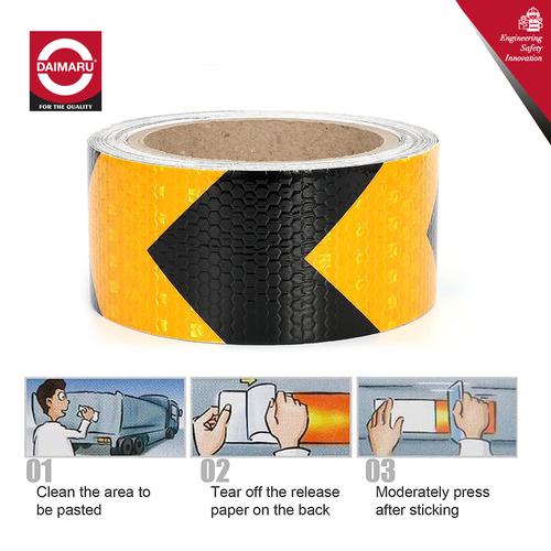 Daimaru Reflective Tape Safety Reflector Arrow Waterproof 50mmx25M