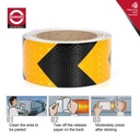 Daimaru Reflective Tape Safety Reflector Arrow Waterproof 50mmx25M