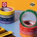 Daimaru Segel PAID Thanks you 8 Warna (2 Roll Random warna)