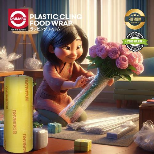 Daimaru Cling Wrap 30 CM X 500 M Tebal 12 Micron Food Grade