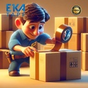 Eka Tape OPP Lakban Coklat 45 mm x 85 Yard