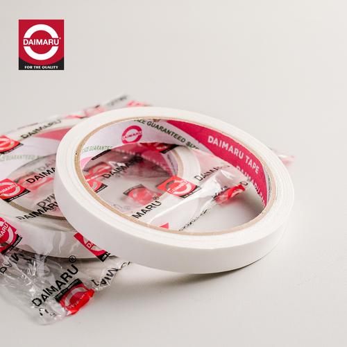 [Paket Isi 6pcs] Daimaru Double Tape 12 mm x 12 Yard