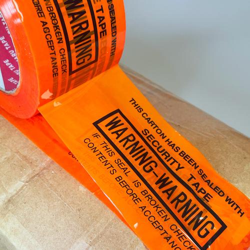 Daimaru OPP Printed Tape Lakban Warning 60 mm x 100 meter
