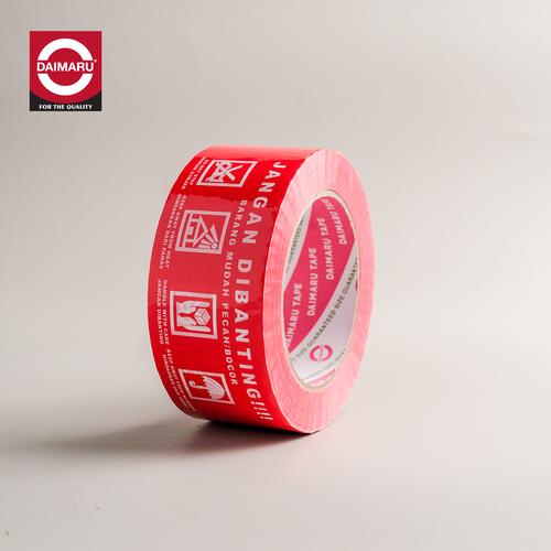 Daimaru OPP Printed Tape Lakban Jangan Dibanting 48 mm x 100 meter