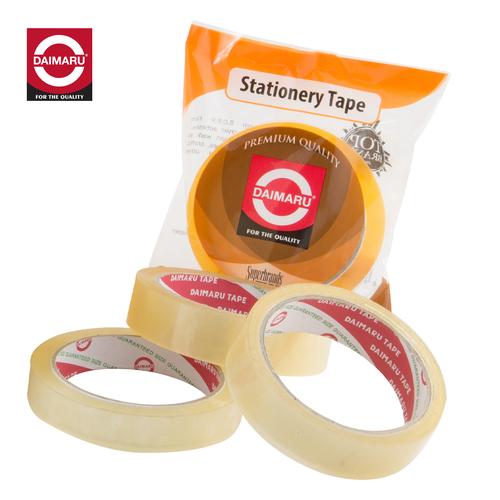 Daimaru Premium Stationery Tape / OPP Bening 24 mm x 35 M Fancy 3pcs