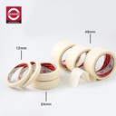 [Paket 6pcs] Daimaru Masking Tape Lakban Kertas Warna Cream 48mm x 21m