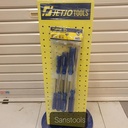 JETJO TOOLS 701032 TPR Obeng GO THRU screwdriver 7pcs Ketok murah