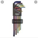 Bondhus 69637 Rainbow Ball end L key set 0,050" - 3/8" 13pcs Kunci L