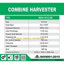 Mesin panen padi Mahkota Original Combine Harvester