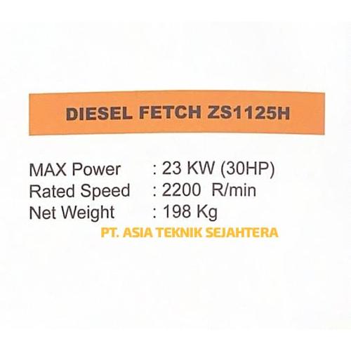 Mesin Penggerak Diesel 30 Hp ZS1125