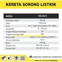 Kereta dorong listrik 500 kg / Gerobak Dorong Listrik cocok diperkebunan