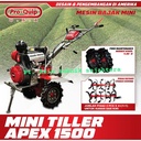 Mesin bajak sawah cultivator tiller traktor diesel apex1500