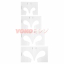 Penggaris Jahit Pola Quilting - Feathers Template 2 to 5 (RL-04X)